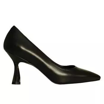 Женские туфли на высоком каблуке из натуральной кожи