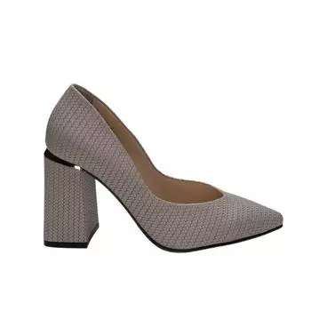 Женские туфли на высоком каблуке из натуральной кожи