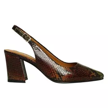 Женские туфли на высоком каблуке из натуральной кожи