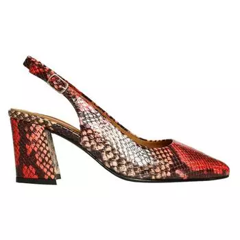 Женские туфли на высоком каблуке из натуральной кожи