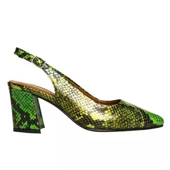 Женские туфли на высоком каблуке из натуральной кожи