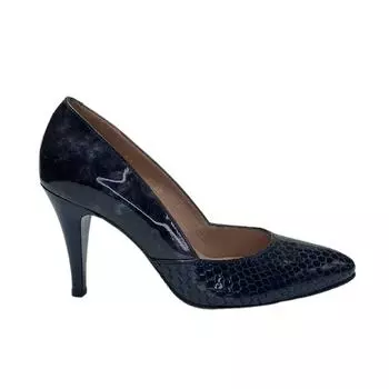 Женские туфли на высоком каблуке из натуральной кожи