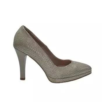 Женские туфли на высоком каблуке из натуральной кожи