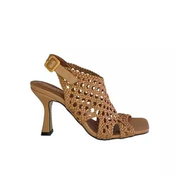 Женские туфли на высоком каблуке из натуральной кожи