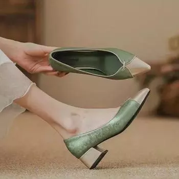 Женские туфли на высоком каблуке, роскошные, высокого класса, для вечеринок, офиса, повседневные, сексуальные, брендовые женские туфли большого размера 35 абрикосовый