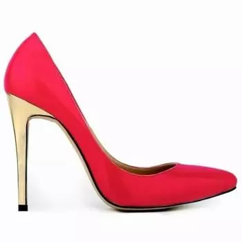 Женские туфли на высоком каблуке с острым носком, модные сексуальные туфли-шпильки 11 см, женские туфли на золотом телесном фоне, свадебные туфли большого размера 42 35