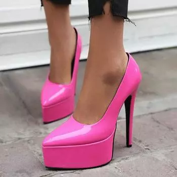 Женские туфли на высоком каблуке, женские туфли на платформе, женские туфли на шпильках 34 белый