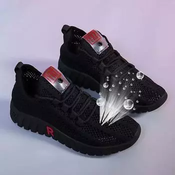 Женские туфли Old Beijing из ткани на плоской подошве с черной мягкой подошвой, идеально подходят для повседневной работы или танцев, нескользящая обувь для мам. 35