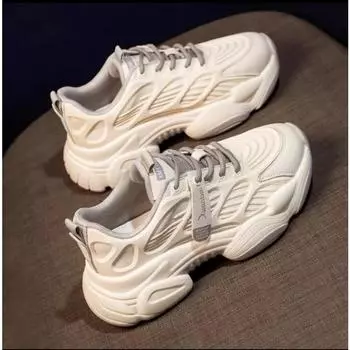 Женские туфли Pops Single Shoes Маленькие белые повседневные кроссовки 34 зелёный