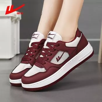 Женские туфли Pull Back Мужские красные кроссовки Повседневные туфли на толстой подошве Белые туфли 35 красный