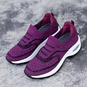 Женские туфли с одной педалью, скошенный каблук, мягкая подошва, повседневная спортивная обувь, платформа, средний каблук, большой размер, туфли-качалки, весна и осень, мама поет 35 чёрный