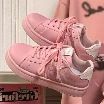 Женские туфли с оттяжкой dopamine маленькие белые туфли 2025 года, весна, новые туфли Wasteland Wind Muffin Bottom, супер легкие, милые, симпатичные туфли для доски 35