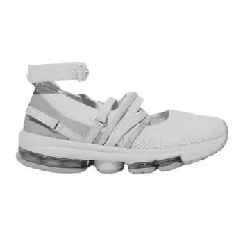 Женские туфли с пряжкой и ремешком, круглый носок, мягкая подошва, женские кроссовки Мэри Джейн, повседневные сетчатые дышащие туфли с толстой подошвой Zapatillas De Mujer 35 серебряный