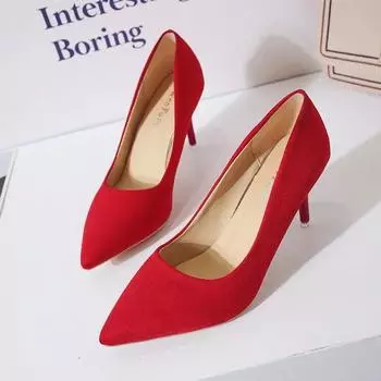 Женские туфли Туфли-лодочки с острым носком из лакированной кожи Платье на высоком каблуке Туфли-лодочки Свадебные туфли Zapatos Mujerd Большие размеры 34-44 35