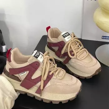 Женские туфли Waffle Cortez на новой платформе, самые продаваемые белые туфли для спорта, бега, увеличения роста, немецкие тренировочные туфли для пап 35