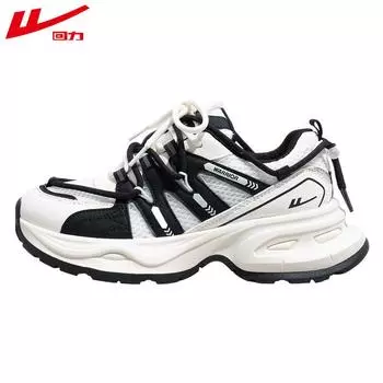 Женские туфли Warrior Pull Back Модные ретро-туфли для папы Спортивная обувь Повседневная обувь на платформе 35