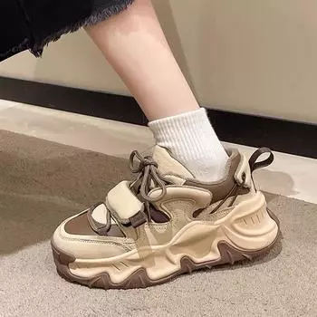 Женские удобные дышащие женские повседневные кроссовки легкие беговые износостойкие вулканизированные туфли женские кроссовки Increase 35 хаки