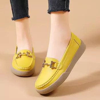 Женские удобные пенни-лоферы из искусственной кожи, повседневные, легкие, без застежек, прогулочные, мокасины для вождения, туфли-лодочки для женщин, деловые, рабочие, модельные туфли 35 абрикосовый