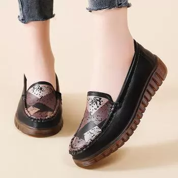 Женские удобные пенни-лоферы из искусственной кожи, повседневные, легкие, без застежек, прогулочные, мокасины для вождения, туфли-лодочки для женщин, деловые, рабочие, модельные туфли 35 бежевый