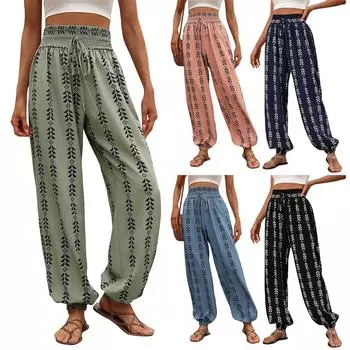 Женские удобные повседневные модные сетчатые шаровары с широкими штанинами L