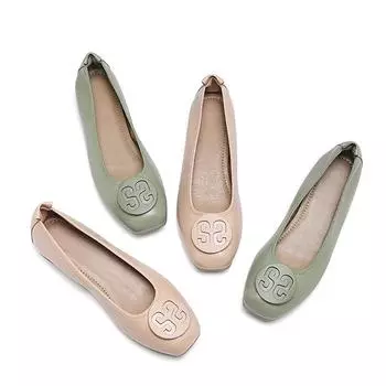 Женские удобные туфли с металлической пряжкой Egg Roll, шапочки на плоской подошве, обувь для беременных мам на мягкой подошве 978-11 # 35 розовый