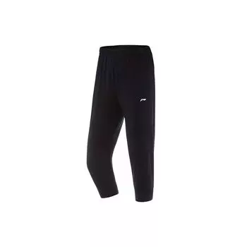 Женские укороченные брюки свободного кроя Li Ning Training Series, черные AKQQ054-1 L