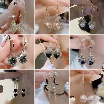 Женские украшения Преувеличенные модные женские новые индивидуальные серьги Женские серьги в нишевом дизайне Серьги темперамента