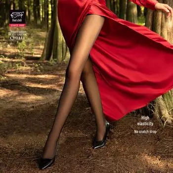 «Женские ультратонкие прозрачные чулки Red Pepper — не застревают, сексуальны и прозрачны для кожи» One Size (80-140 lbs)