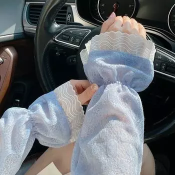 Женские уличные кружевные шифоновые бабочки для верховой езды, защита от солнца, декоративные аксессуары