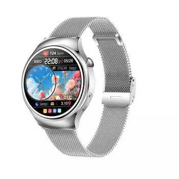 Женские умные часы ET390 BT Вызов ЭКГ Мониторинг сердечного ритма Здоровье SOS Женские спортивные фитнес наручные часы Женские умные часы розовый