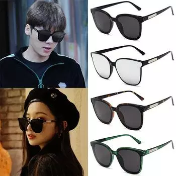 Женские унисекс солнцезащитные очки мужские очки UV400 популярные высококачественные очки корейские модные очки оттенки ручной работы 3