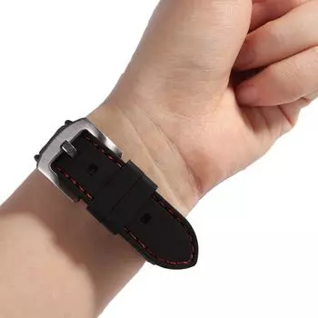 Женские универсальные резиновые ремешки для часов 20 мм, 22 мм, 24 мм, спортивные силиконовые ремешки для часов Accs, ремешок для часов