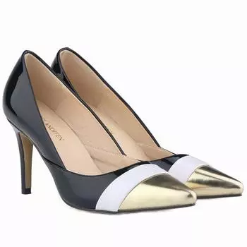 Женские универсальные сексуальные туфли на высоком каблуке с острым носком, кожаные туфли-лодочки, свадебные туфли на шпильках 35 красный