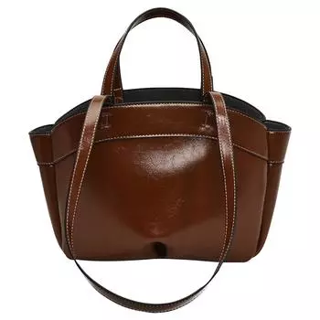 Женские универсальные сумки-тоут, женская рабочая сумка большой вместимости с подходящим клатчем чёрный