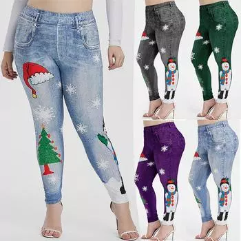 Женские упражнения для печати, чтобы поднять ягодицы, узкие брюки для йоги с высокой талией, брюки XL синий