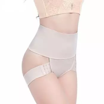 Женские утягивающие трусики-подтяжки для ягодиц, термобелье для бедер, утягивающее белье, утягивающее белье, утягивающее белье, корректирующее белье S чёрный