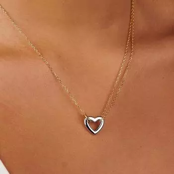 Женские ювелирные изделия Ремешки из титановой стали Высокая цветостойкость Круг вечности Асимметричное лоскутное ожерелье Кольцо Кольцо Ювелирные изделия