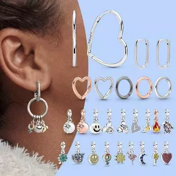 Женские ювелирные изделия своими руками из стерлингового серебра 925 пробы с единорогом и звездой желаний