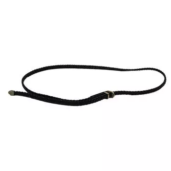 Женские узкие плетеные кожаные ремни Винтажные тонкие плетеные поясные ремни для джинсов брюк платьев с пряжкой-булавкой One Size