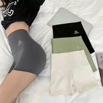 Женские узкие шорты с изображением акулы, эластичные леггинсы, брюки, сексуальные колготки для тренировок с подтяжкой ягодиц, женские защитные брюки с нижней частью M чёрный