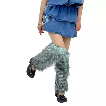 Женские вечерние гетры для ног, манжеты, чехлы для ботинок, рукава, сапоги, чулки, искусственный мех, длина до колена, модный цвет 25CM розовый