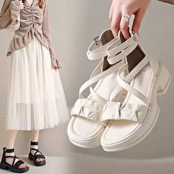 Женские вечерние туфли с открытым носком 35 чёрный