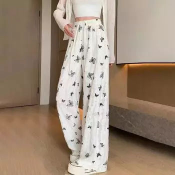 Женские вельветовые брюки-клеш с эластичной талией, расклешенные брюки XL белый