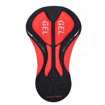 Женские велосипедные шорты, подушка, 3D гелевая подушка, дышащая подушка для верховой езды, подушка для шорт своими руками красный