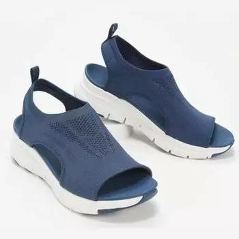 Женские весенние и летние спортивные сандалии, новые летние сандалии на сетчатой платформе, модные повседневные полые сандалии 35