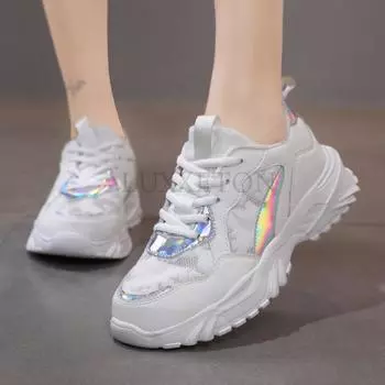 Женские весенние кроссовки одинакового цвета, спортивные вулканизированные туфли на платформе с круглым носком, женские повседневные дышащие теннисные туфли для женщин 33 розовый