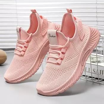 Женские весенние одиночные туфли, повседневные дышащие кроссовки для бега 36