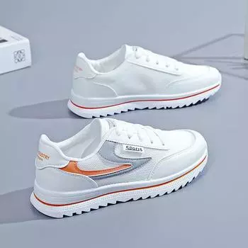 Женские весенние/осенние дышащие студенческие кроссовки кроссовки для бега 40 чёрный