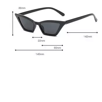 Женские винтажные солнцезащитные очки «кошачий глаз» в стиле ретро, модные женские и мужские очки разноцветный