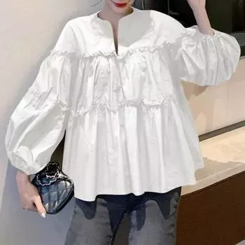 Женские водолазки Футболки с короткими рукавами, Женские футболки XXL белый